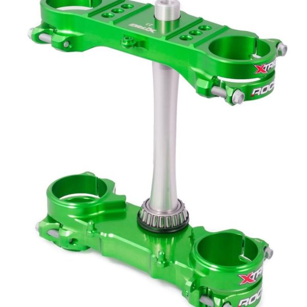 TRIPLE CLAMP ROCS TECH KXF 450 19- (23) GREEN