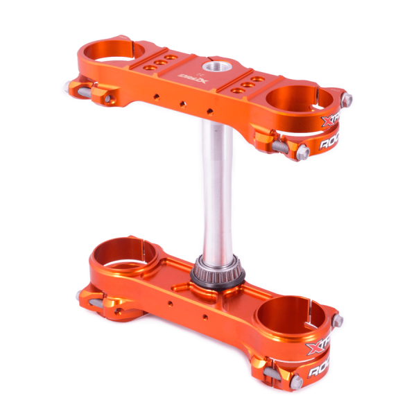 XTRIG TRIPLE CLAMP ROCS tech KTM/ Husqvarna/GASGAS offset 22 Orange