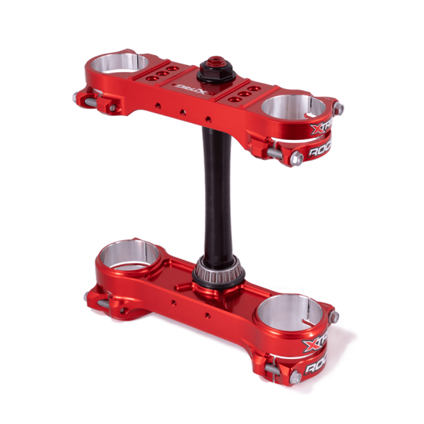 TRIPLE CLAMP ROCS PRO KTM/HQV/GASGAS 20-22 RED