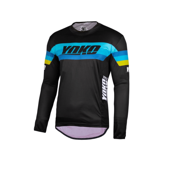 YOKO TRE JERSEY - BLACK / BLUE / YELLOW